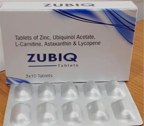 zubiq|Zubiq(Ubiquinol Tablets) at Rs 570/stripe